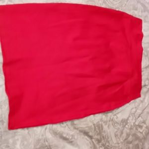 Red skirt